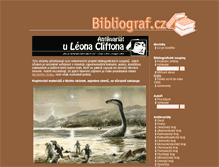 Tablet Screenshot of bibliograf.cz